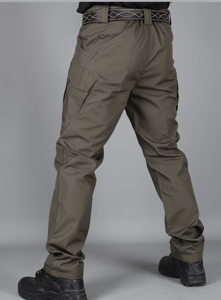 Men's Outdoor Hiking Mountaineering Camping Camo Multi Pocket Trousers