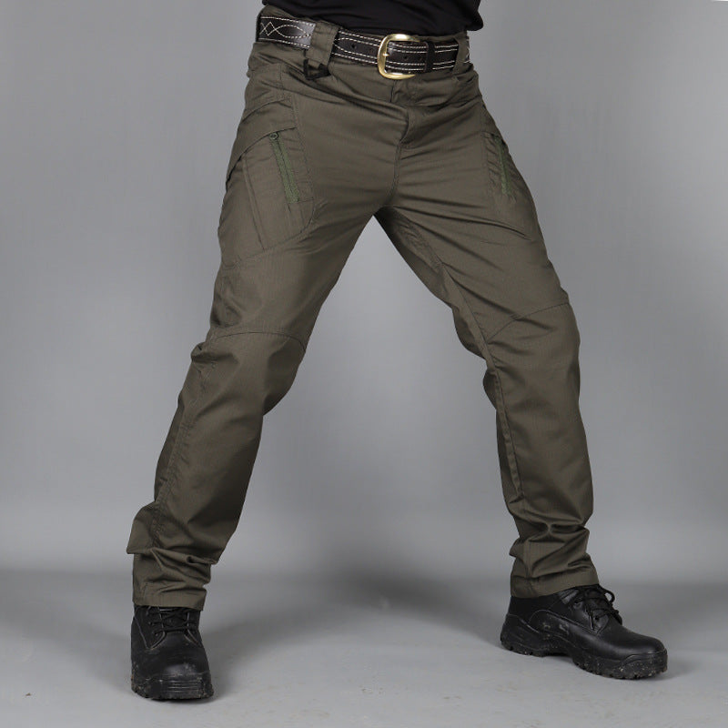 Men's Outdoor Hiking Mountaineering Camping Camo Multi Pocket Trousers