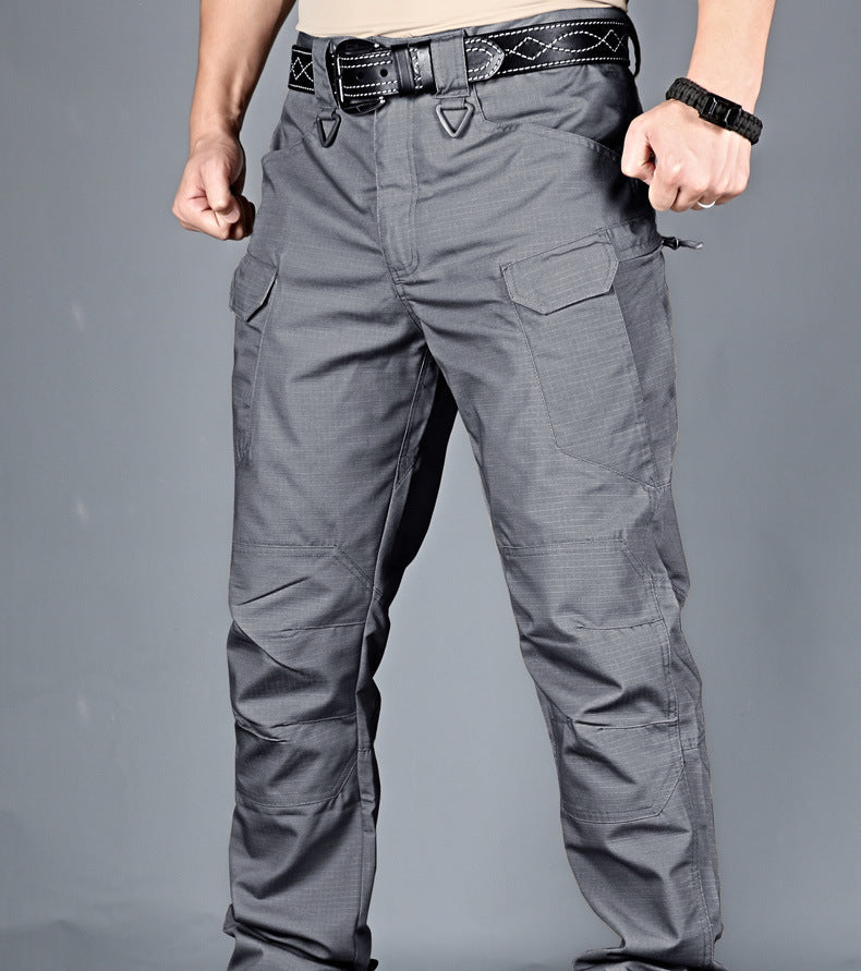 Men's Outdoor Hiking Mountaineering Camping Camo Multi Pocket Trousers