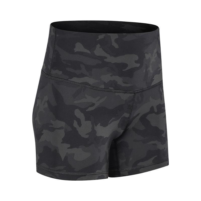 Camouflage High Waist Yoga Pants Butt Lifting Workout Shorts