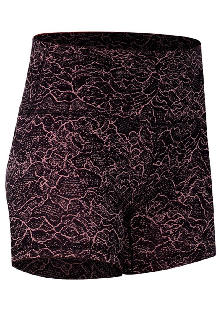 Chicvane Camo Printed Butt Lift  Stretchy Quick Drying Workout Yoga Shorts