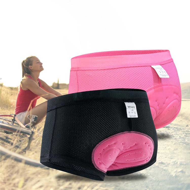 Women Cycling 3D Gel Padded Bike Shorts Mountain Bicycle Briefs