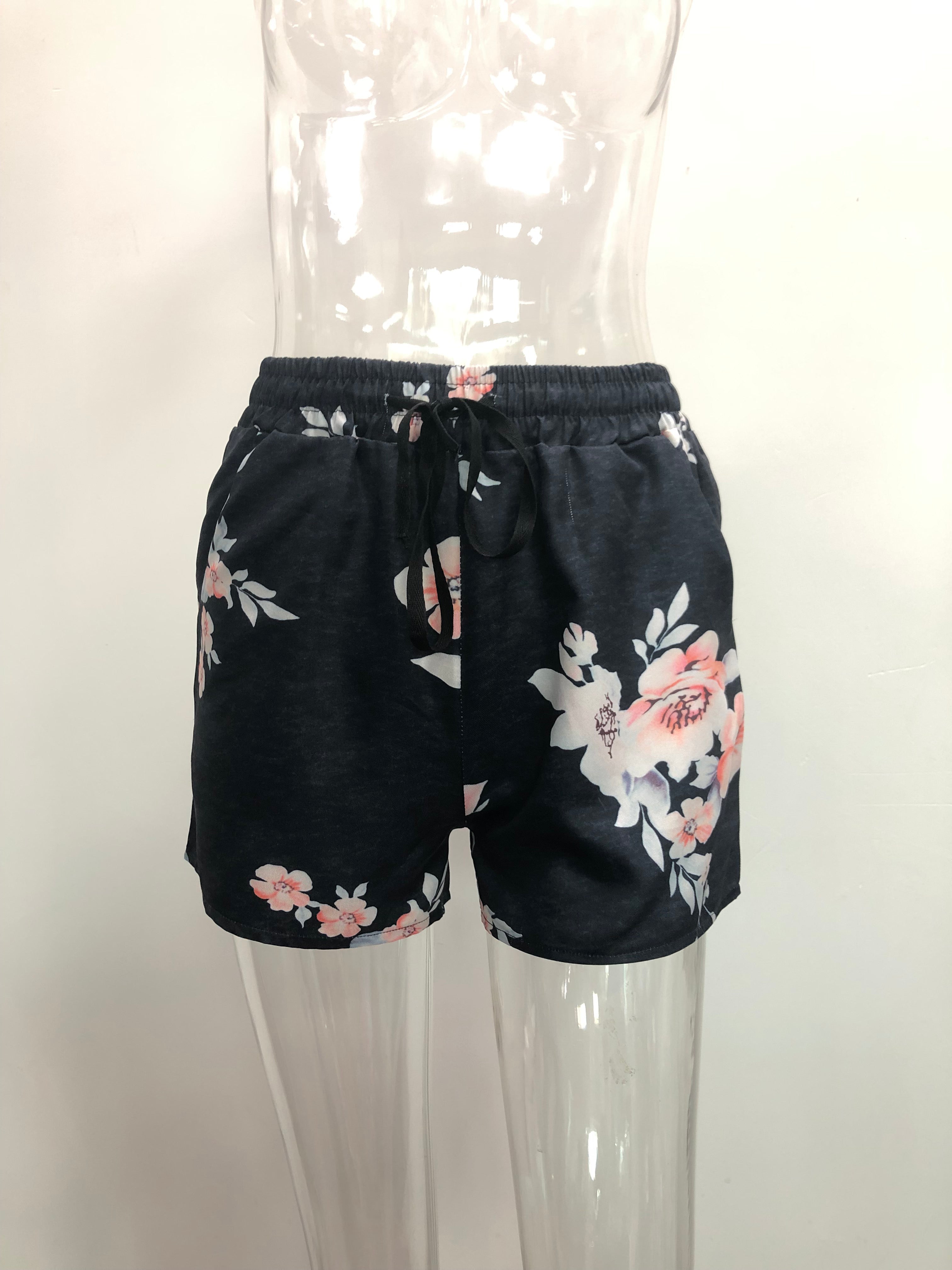 2021 Newest Women Tie-Dye Pattern Gradient Color Casual Short Pants