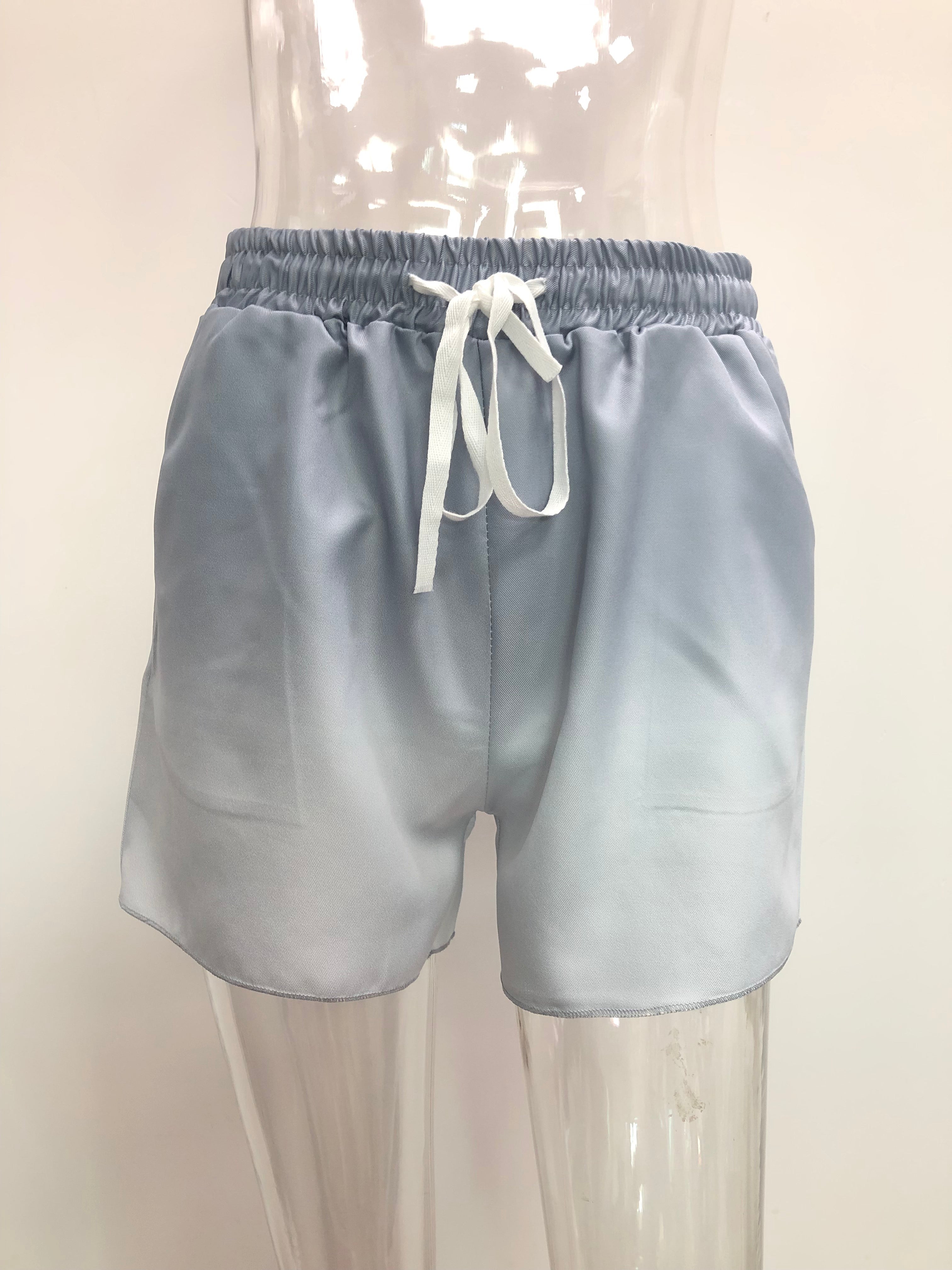 2021 Newest Women Tie-Dye Pattern Gradient Color Casual Short Pants
