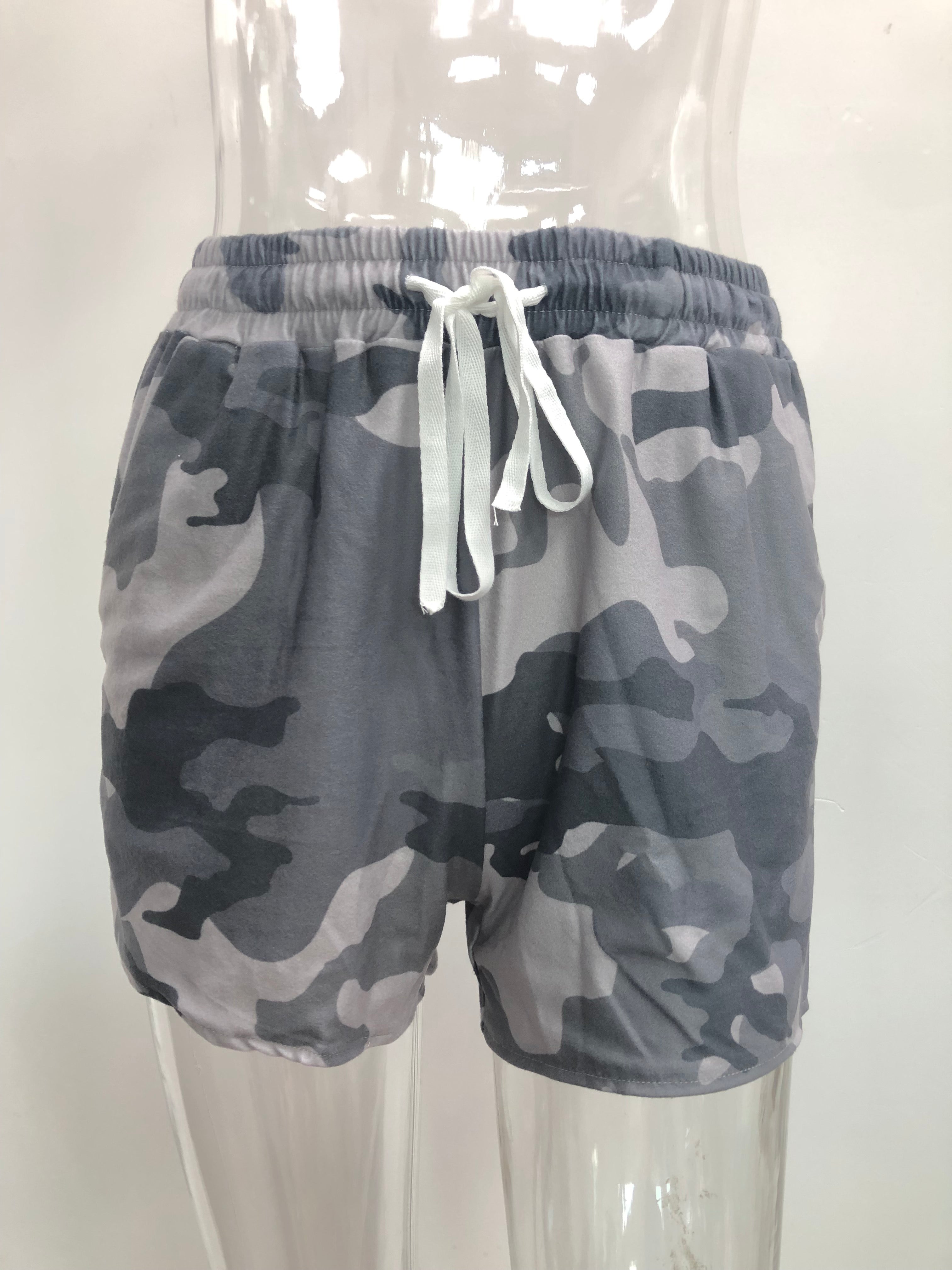 2021 Newest Women Tie-Dye Pattern Gradient Color Casual Short Pants