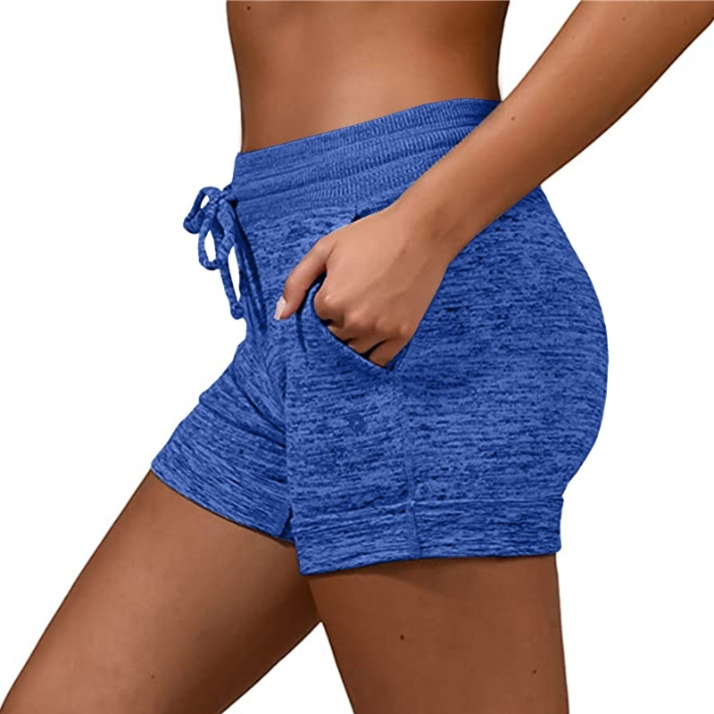 Soft and Comfy Activewear Lounge Shorts with Pockets and Drawstring for Women