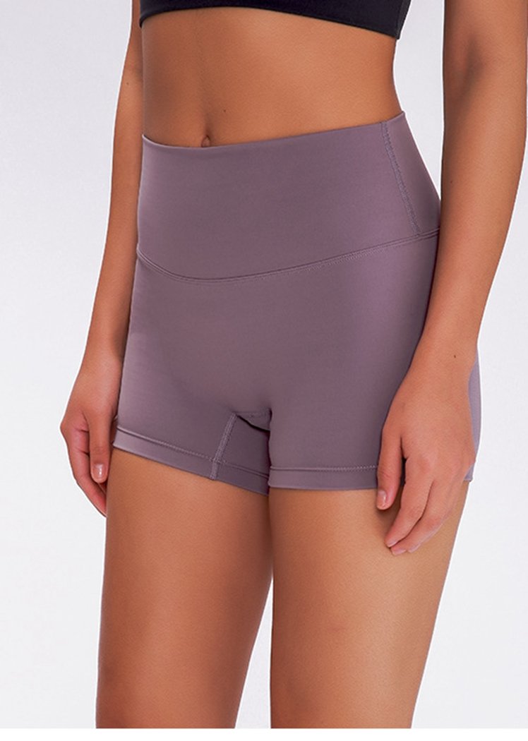Chicvane Seamless Butt Lift  Stretchy Quick Drying Workout Yoga Shorts
