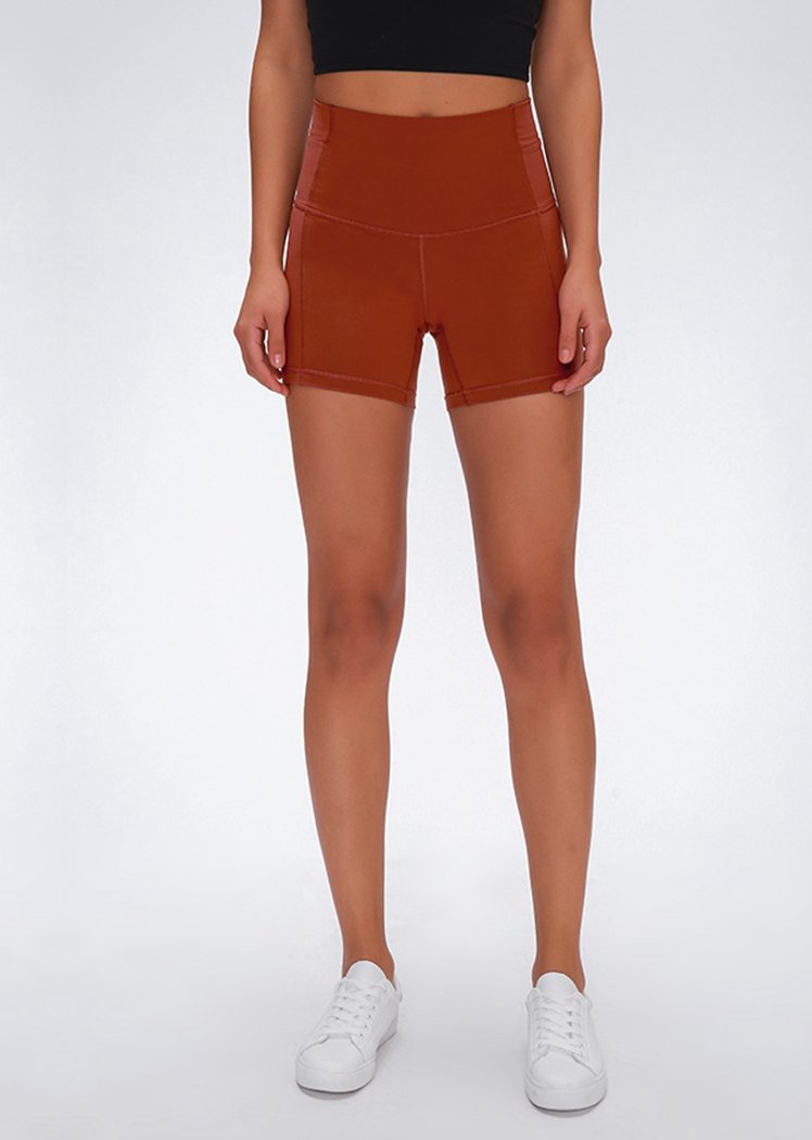 Chicvane Butt Lift  Stretchy Quick Drying Workout Yoga Shorts