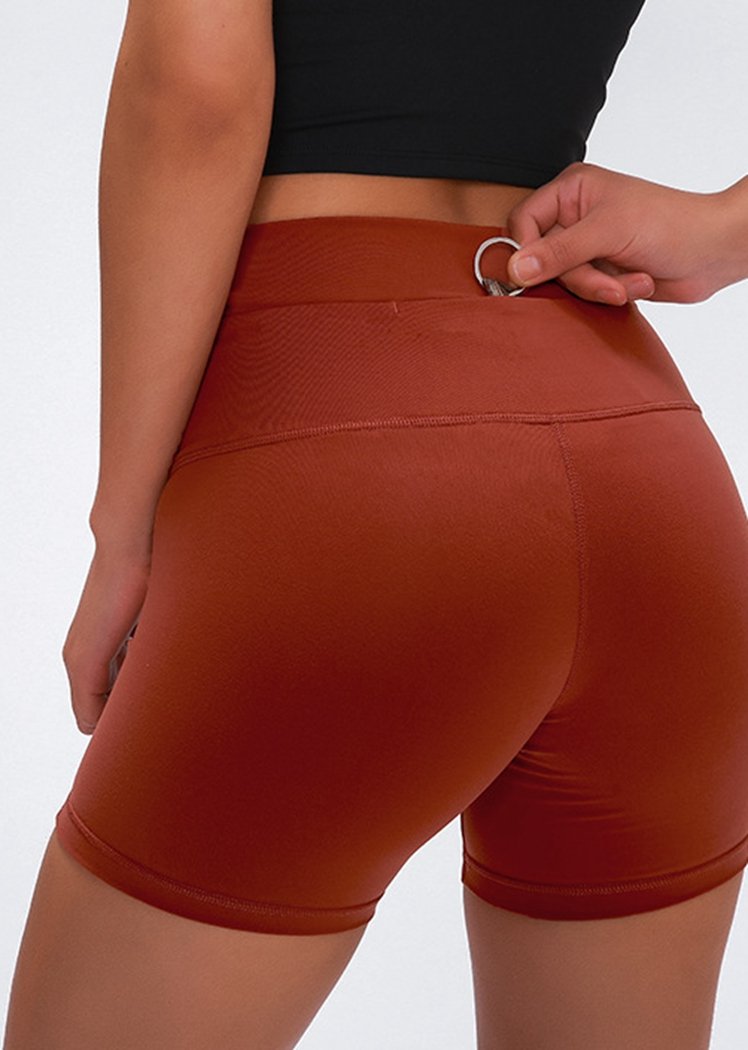 Chicvane Butt Lift  Stretchy Quick Drying Workout Yoga Shorts