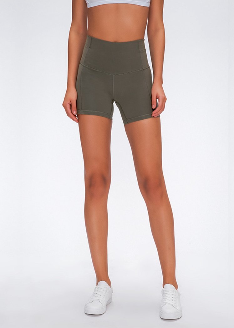 Chicvane Butt Lift  Stretchy Quick Drying Workout Yoga Shorts