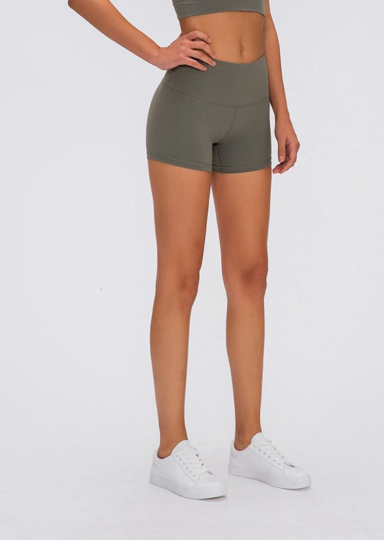 Chicvane Butt Lift  Stretchy Quick Drying Workout Yoga Shorts