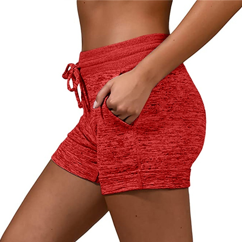 Soft and Comfy Activewear Lounge Shorts with Pockets and Drawstring for Women