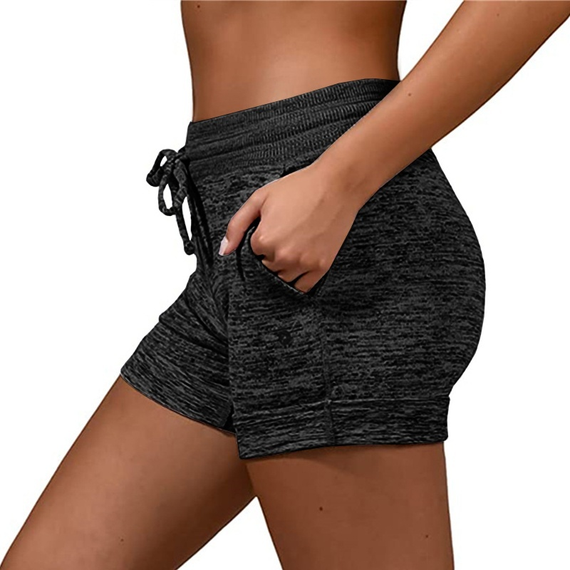 Soft and Comfy Activewear Lounge Shorts with Pockets and Drawstring for Women
