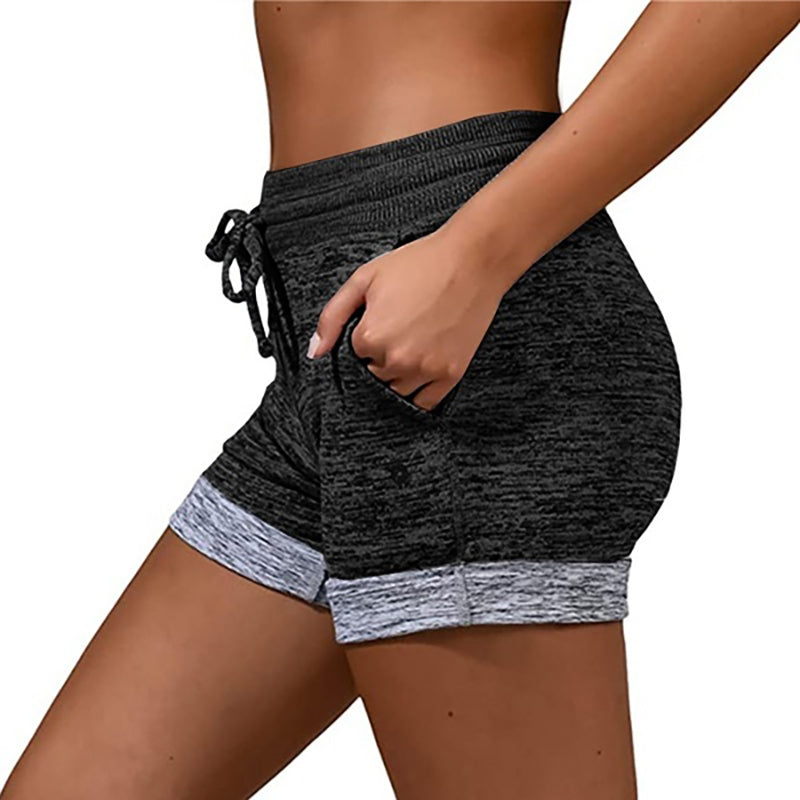 Soft and Comfy Activewear Lounge Shorts with Pockets and Drawstring for Women