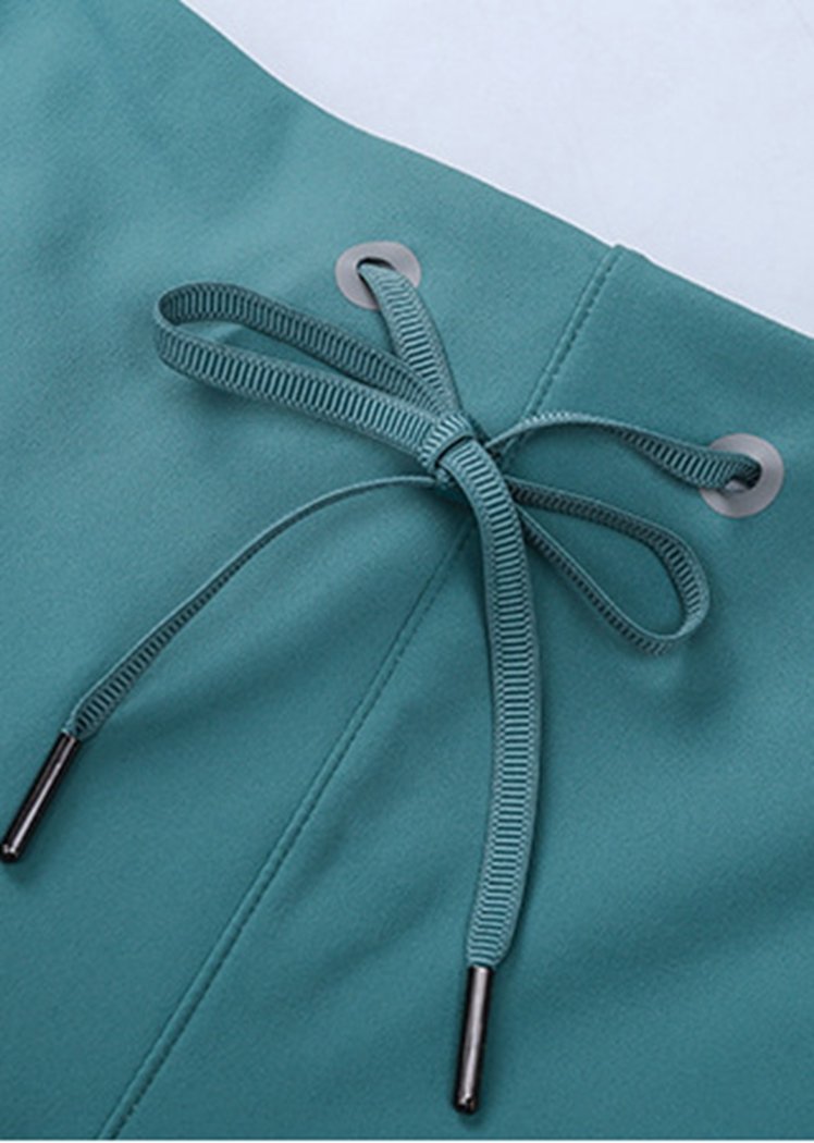 Breathable High Waist Yoga Shorts With Side Pocket