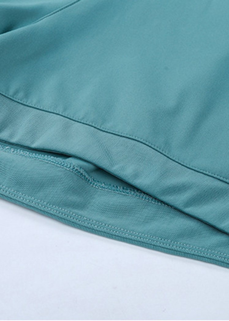 Breathable High Waist Yoga Shorts With Side Pocket