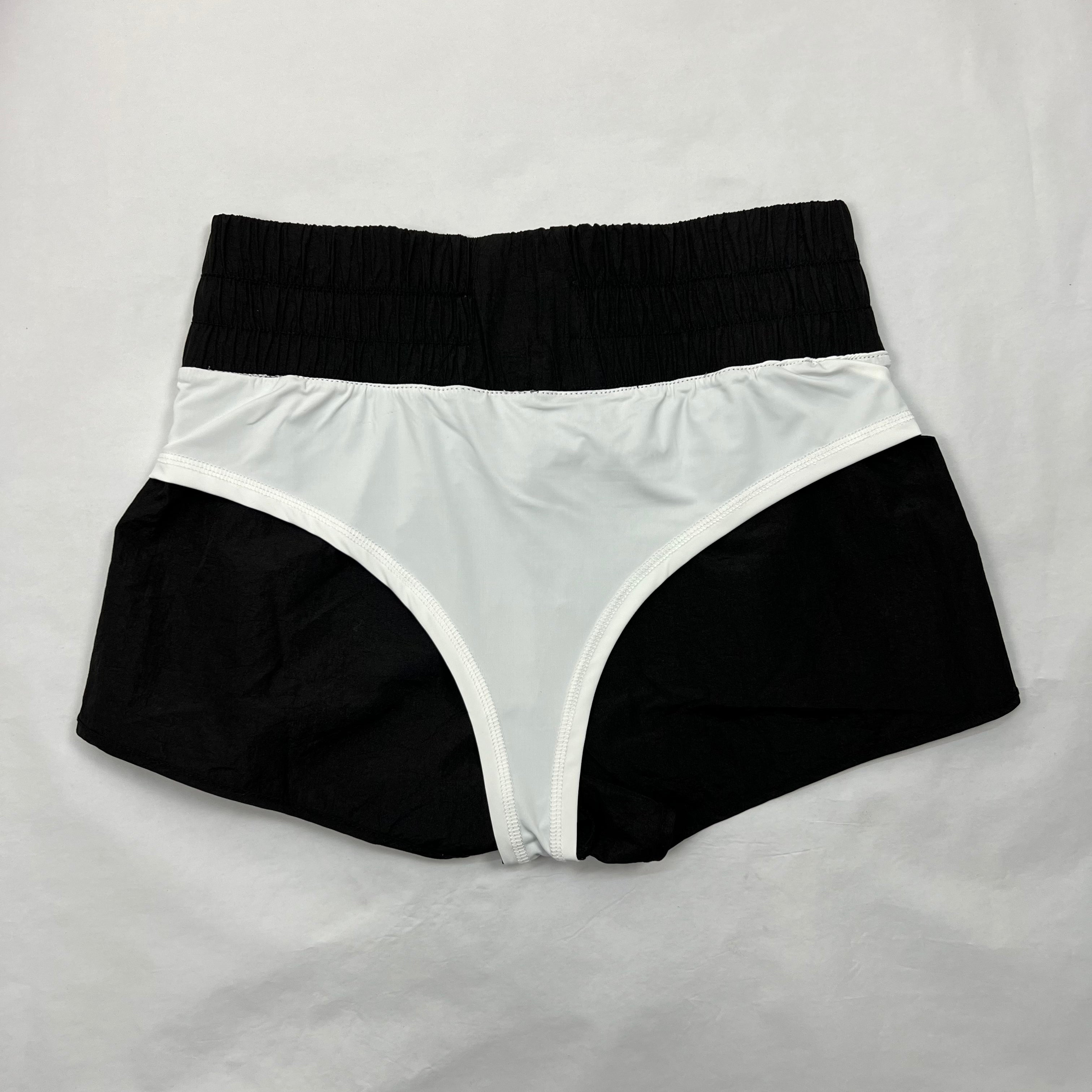 Womens High Waisted Athletic Shorts Elastic  Running Shorts Quick Dry Gym Workout Shorts
