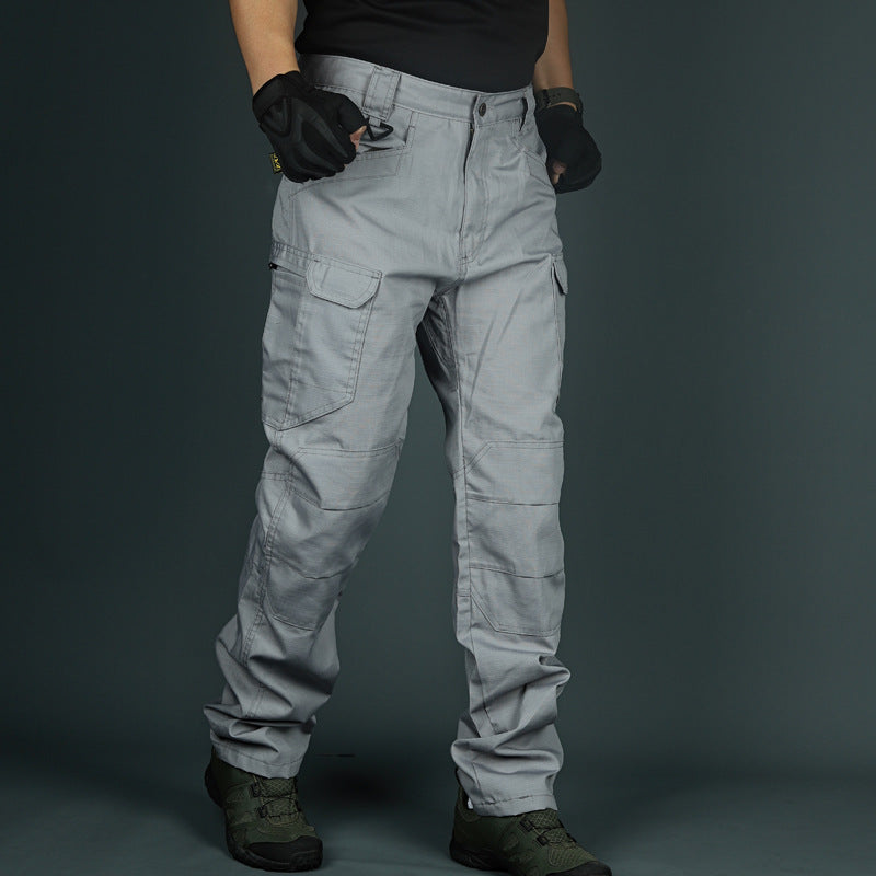 Men's Outdoor Hiking Mountaineering Camping Camo Multi Pocket Trousers