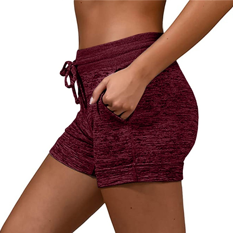 Soft and Comfy Activewear Lounge Shorts with Pockets and Drawstring for Women