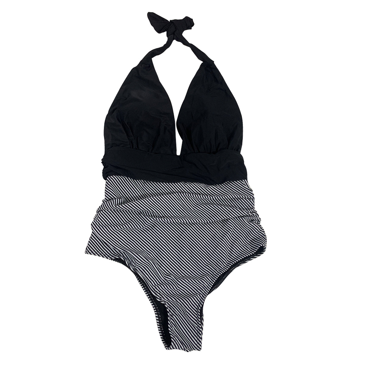 Women One Piece Swimwear Front Crossover Swimsuits Hollow Bathing Suits Monokinis