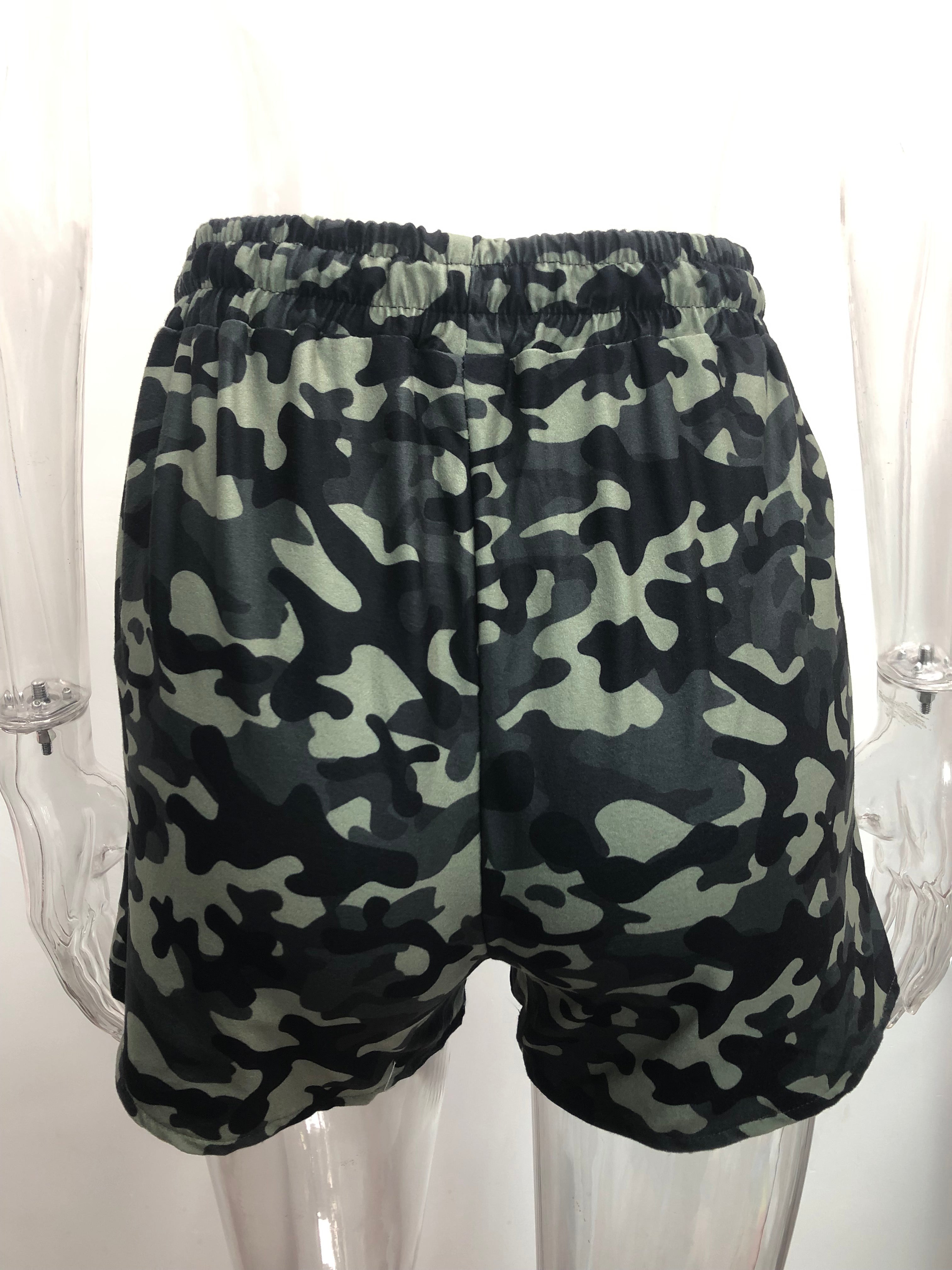 2021 Newest Women Tie-Dye Pattern Gradient Color Casual Short Pants