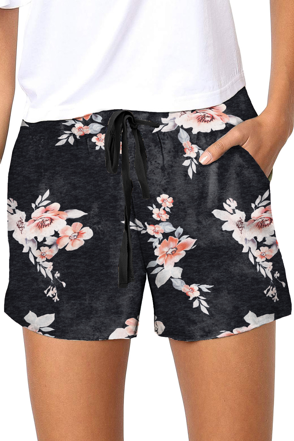 2021 Newest Women Tie-Dye Pattern Gradient Color Casual Short Pants