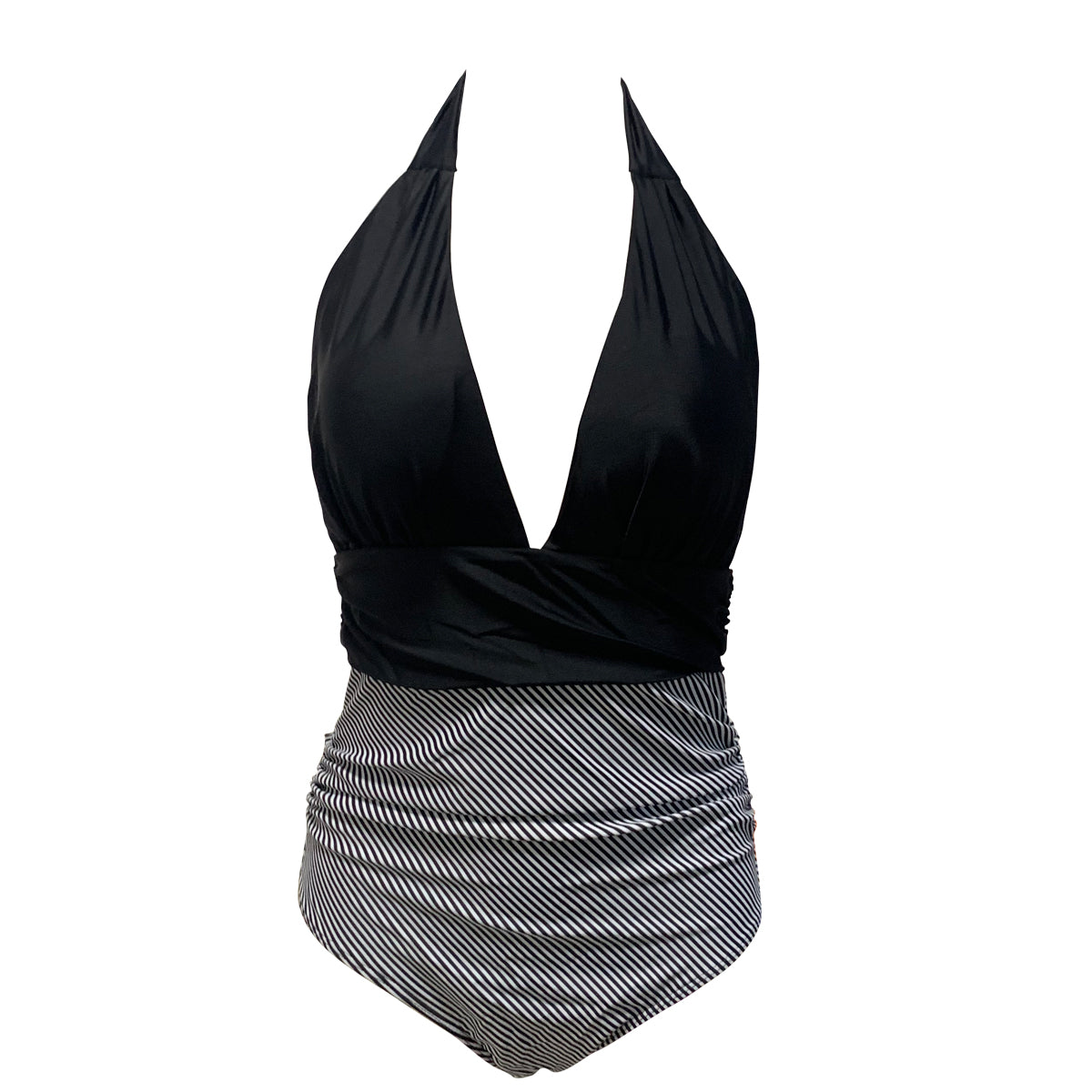 Women One Piece Swimwear Front Crossover Swimsuits Hollow Bathing Suits Monokinis