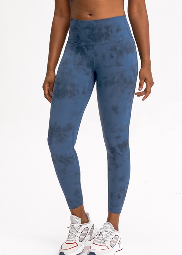 Camouflage Yoga Leggings High Waist Pants with Hidden Pocket