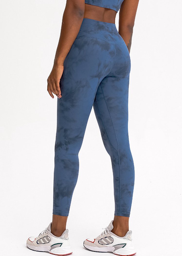 Camouflage Yoga Leggings High Waist Pants with Hidden Pocket