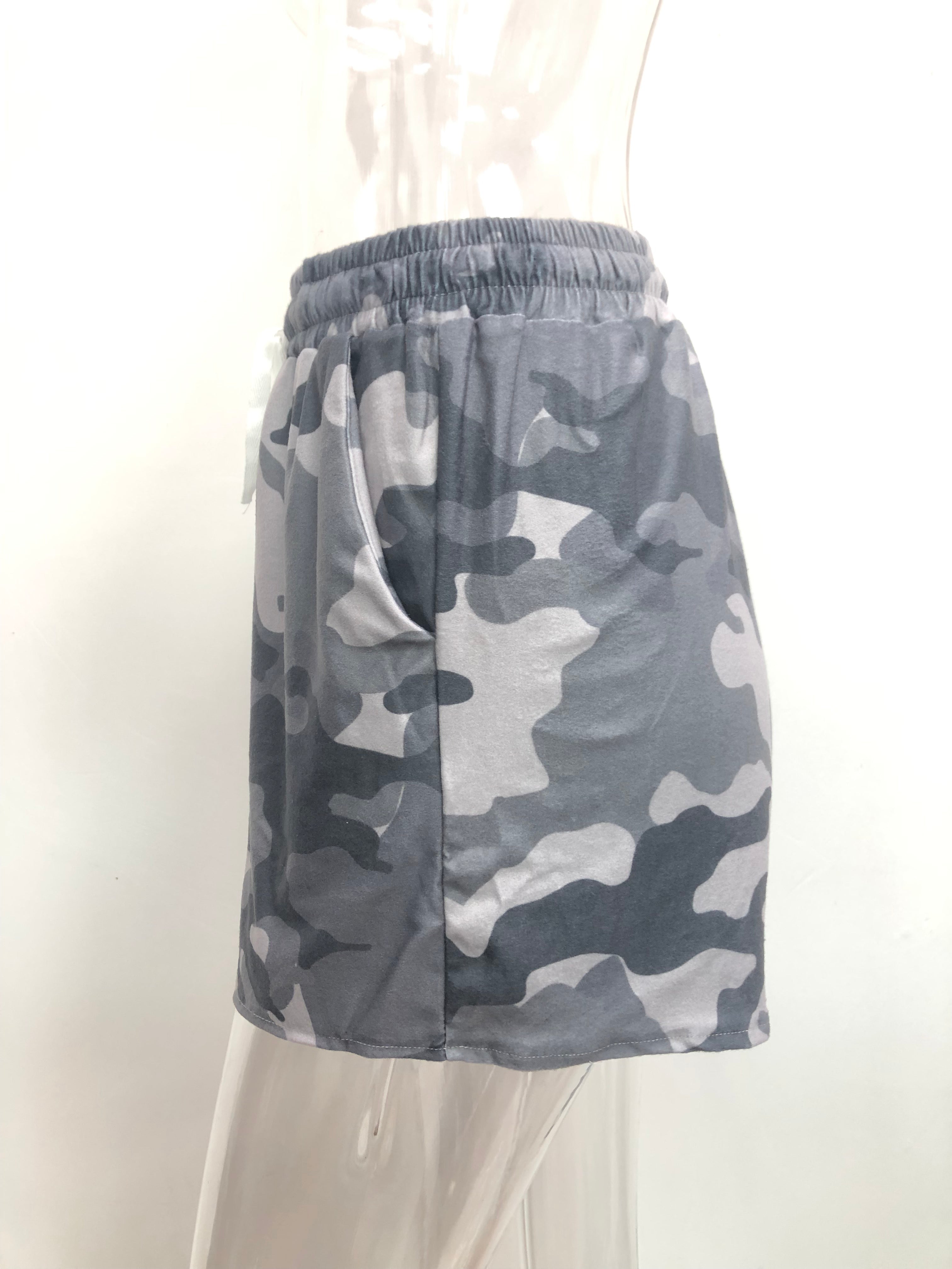 2021 Newest Women Tie-Dye Pattern Gradient Color Casual Short Pants