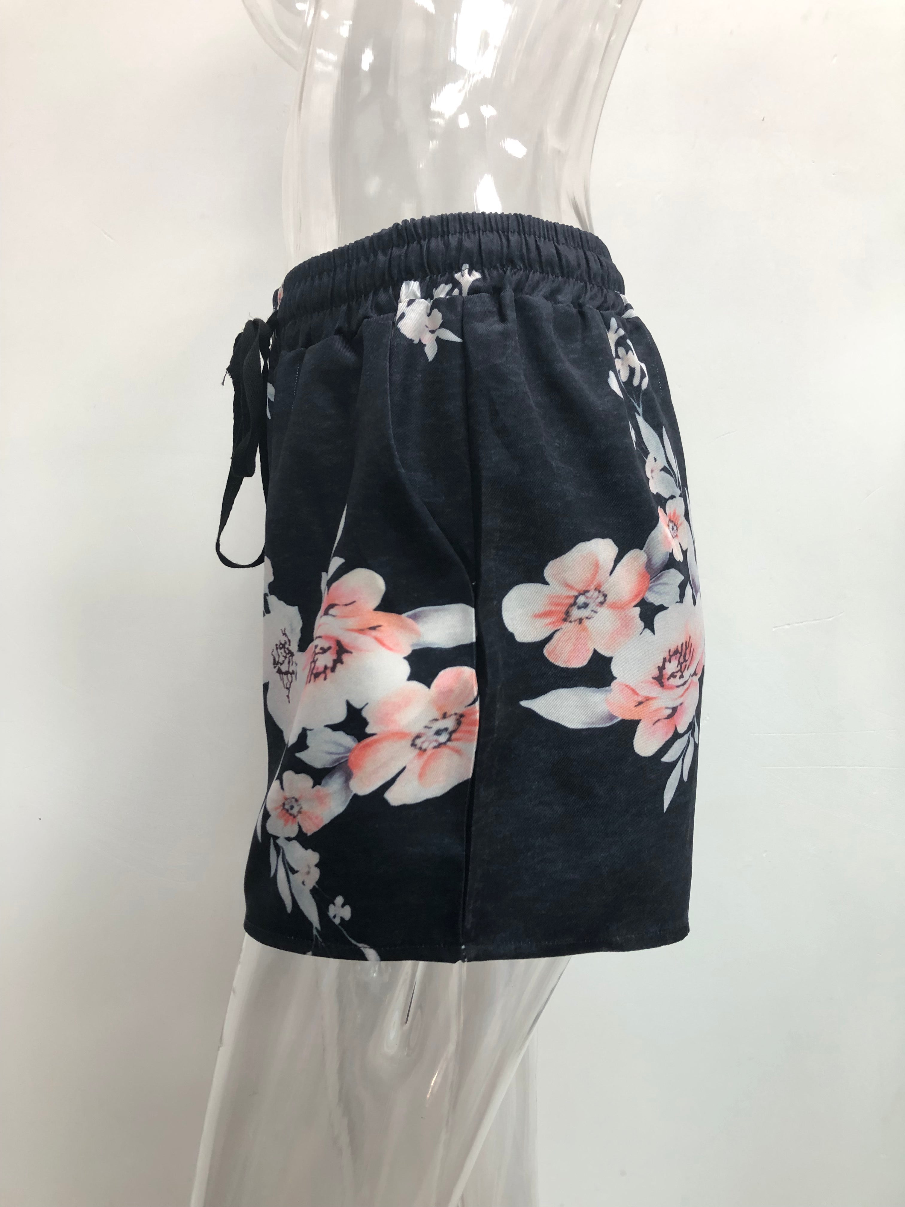 2021 Newest Women Tie-Dye Pattern Gradient Color Casual Short Pants