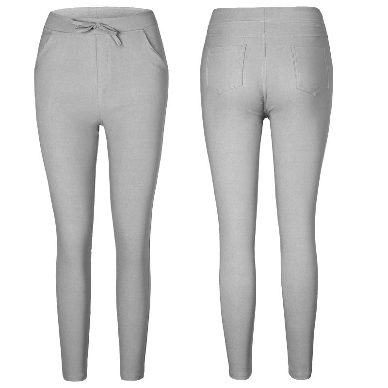 Women Fashion Casual Slim Tight High Elasticity Stretch Pants