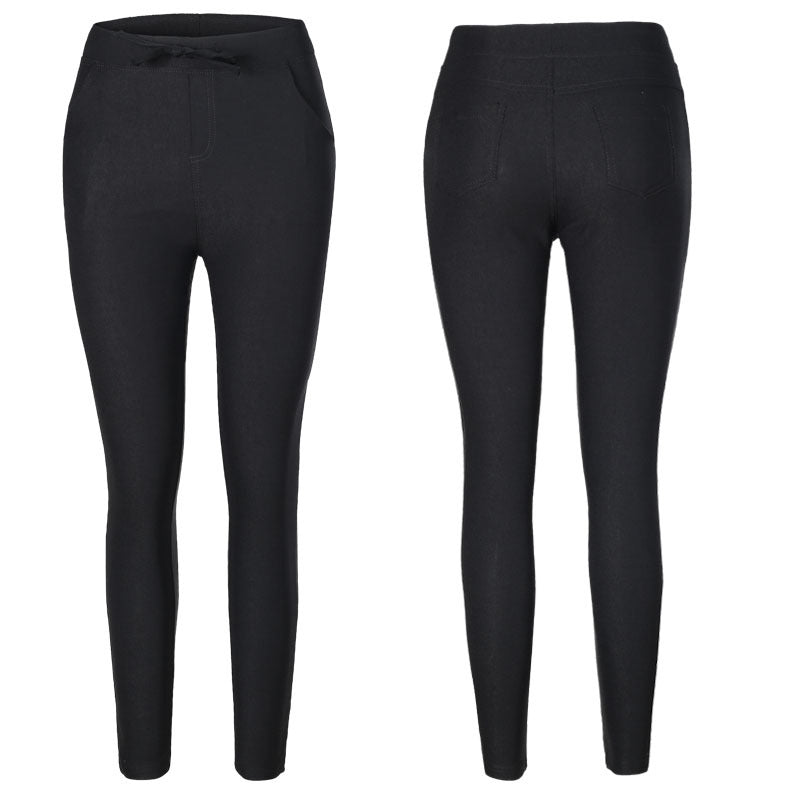 Women Fashion Casual Slim Tight High Elasticity Stretch Pants