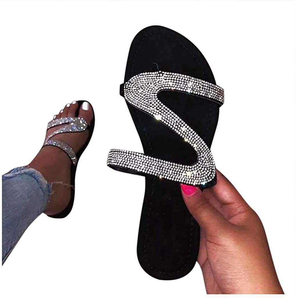 Women Comfy Platform Casual Sandal Shoes Summer Beach Travel Slipper Flip Flops