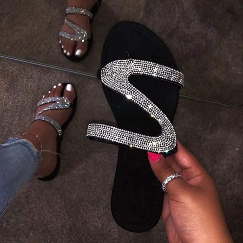 Women Comfy Platform Casual Sandal Shoes Summer Beach Travel Slipper Flip Flops