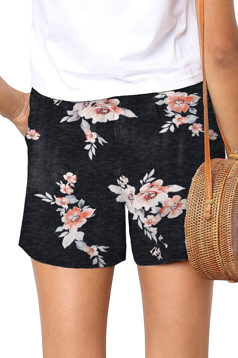 2021 Newest Women Tie-Dye Pattern Gradient Color Casual Short Pants