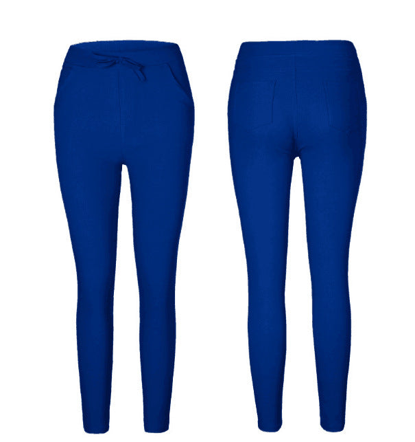 Women Fashion Casual Slim Tight High Elasticity Stretch Pants