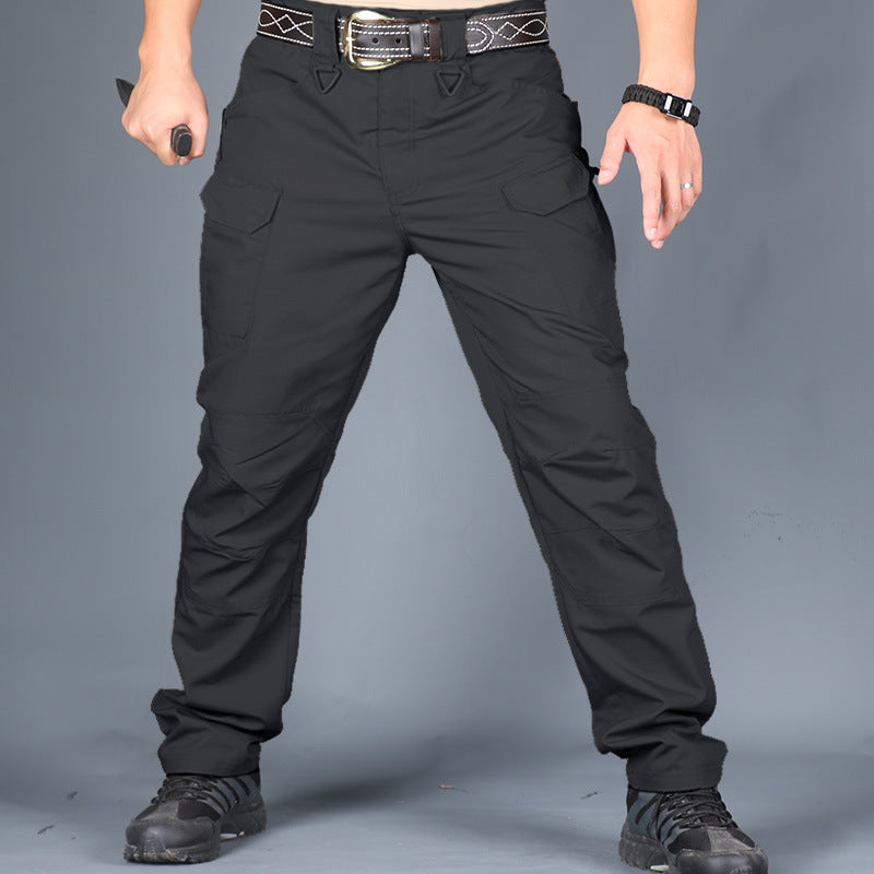 Men's Outdoor Hiking Mountaineering Camping Camo Multi Pocket Trousers