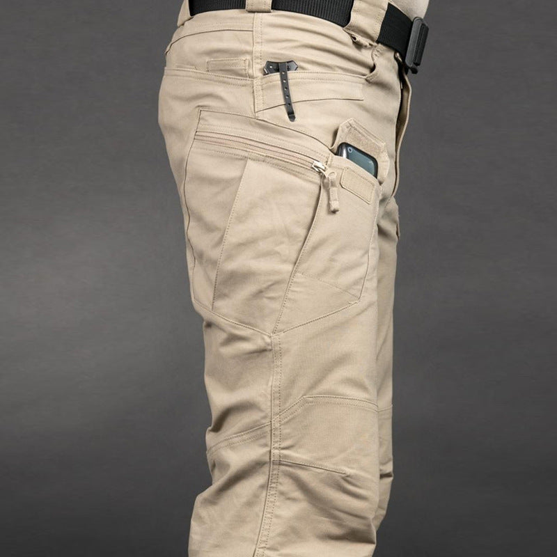 Men's Outdoor Hiking Mountaineering Camping Camo Multi Pocket Trousers