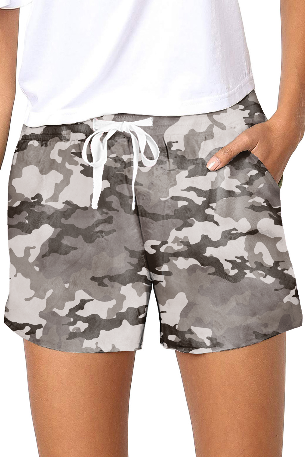 2021 Newest Women Tie-Dye Pattern Gradient Color Casual Short Pants