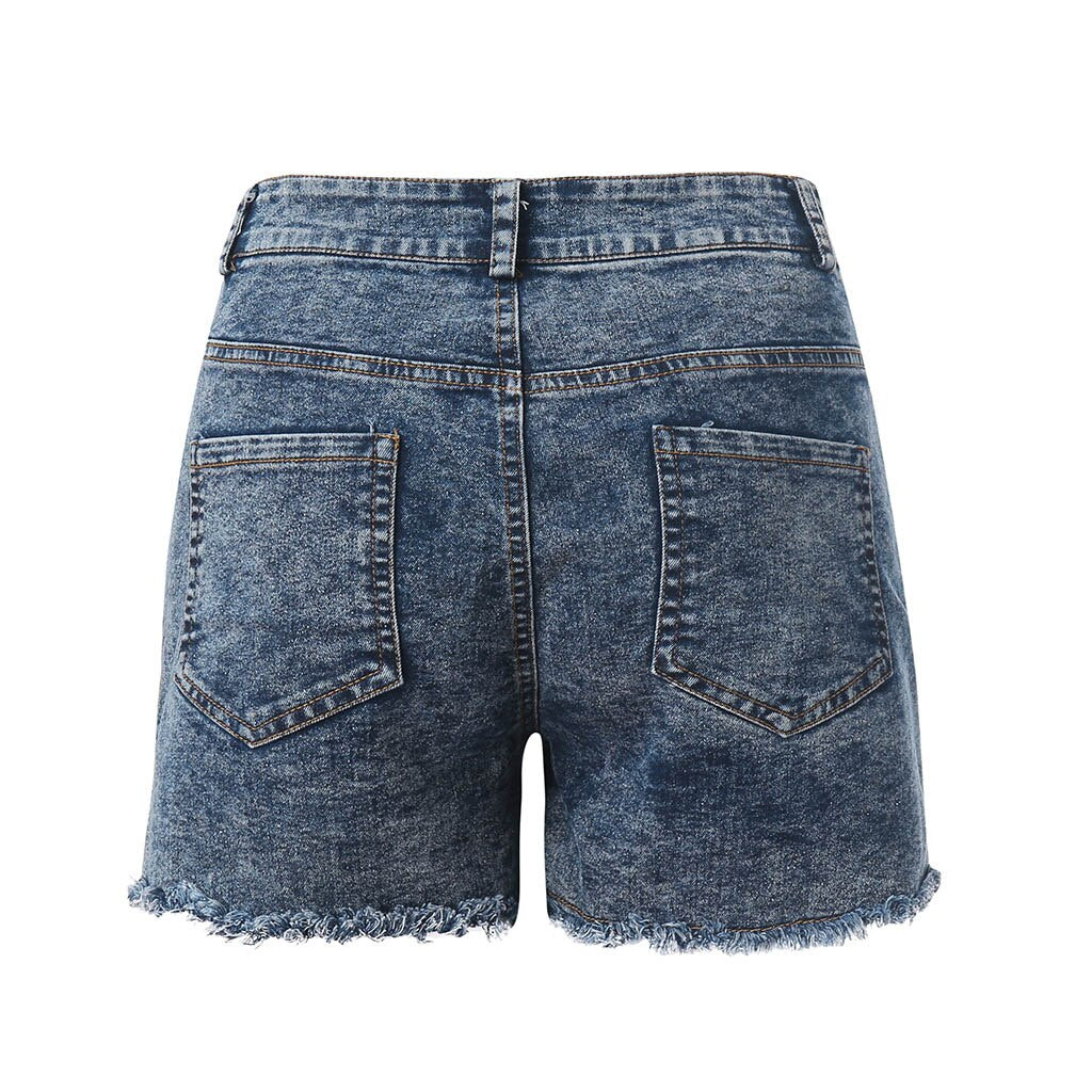 New Women High Waist shorts Sexy Denim Jeans With Pockets