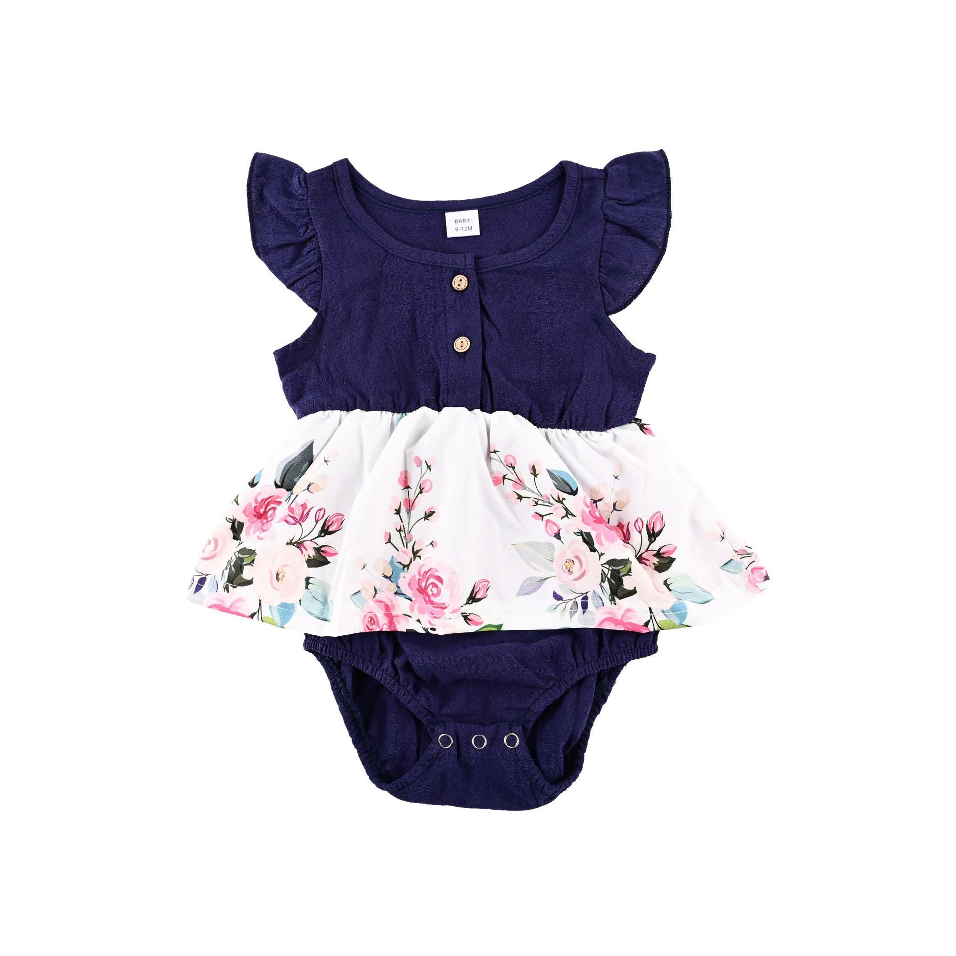 Mommy and Me Dresses Casual Floral Family Outfits Summer Matching Maxi Dress With Pockets