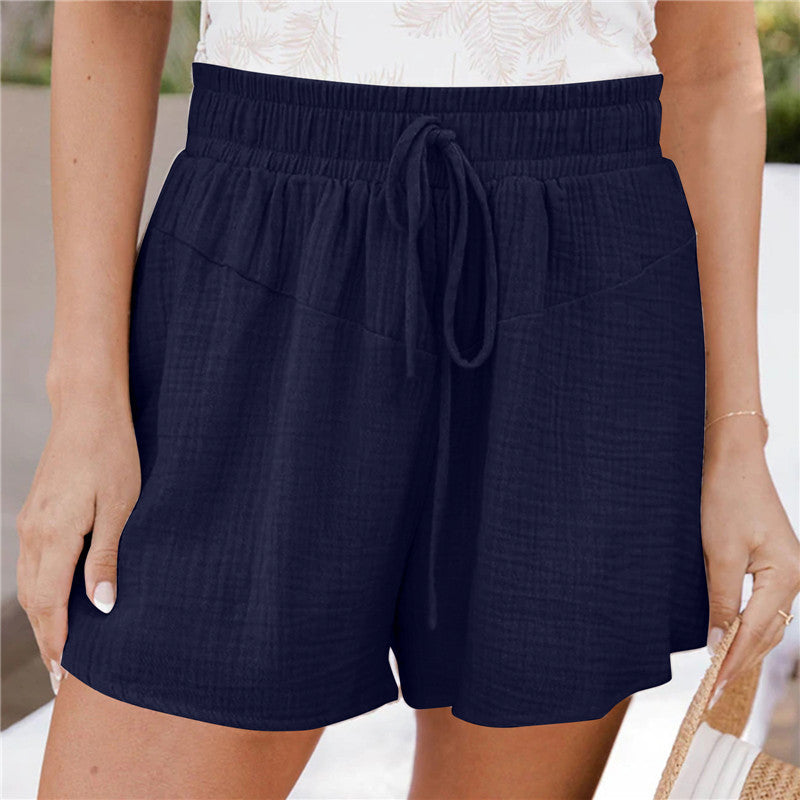 Women's New Loose Double Layer Casual Wide Leg Pants