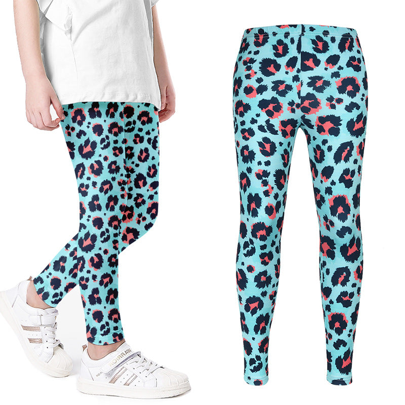 Girls Printed Leggings Yoga Pants Multipack Leggings for Kids