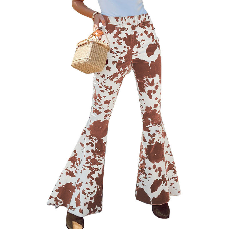 Women High Waist Wide Leg Palazzo Lounge Pants Sequin Bell Bottoms Trousers