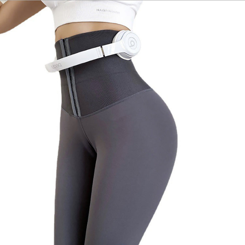 Comfortable High Waisted Stretchy Yoga Leggings with Tummy Control Waist For Women