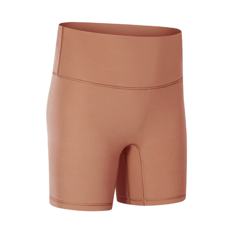 Women Running Workout High Waist Sport Premium Yoga Shorts Pants With Pockets