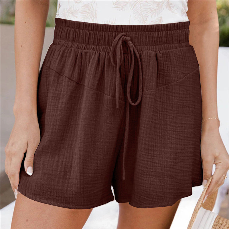 Women's New Loose Double Layer Casual Wide Leg Pants