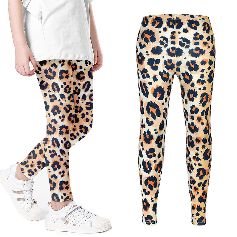 Girls Printed Leggings Yoga Pants Multipack Leggings for Kids