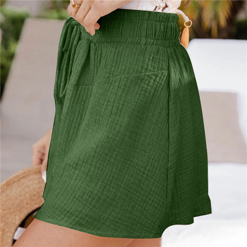 Women's New Loose Double Layer Casual Wide Leg Pants